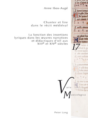 cover image of Chanter et lire dans le récit médiéval